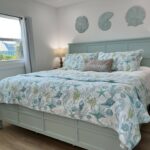 Primary bedroom with 14 inch gel memory foam King mattress